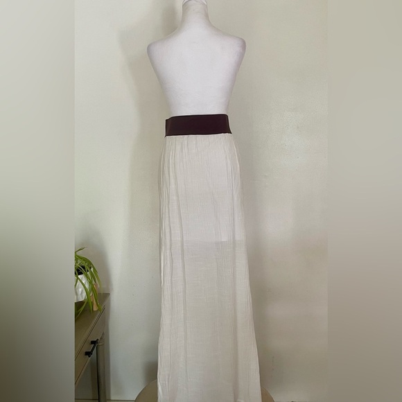 XL (15/17) White Maxi Skirt-Festival, Western Chic, Laced Romantic, Boho Style - Picture 8 of 13